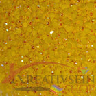 DMC 307 Lemon - runde Steine - Aurora Borealis (AB) - Diamond Painting