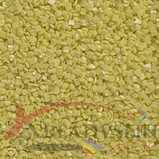 DMC 3078 Golden Yellow VY LT - eckige Steine - Fairy Dust - Diamond Painting