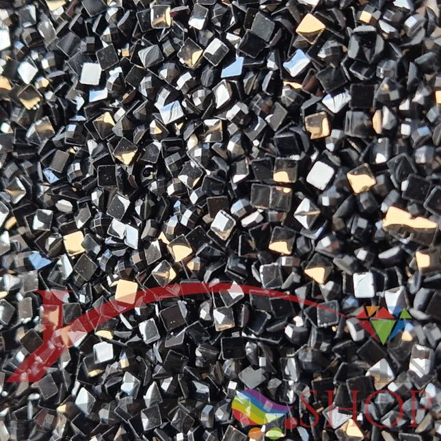 DMC 310 Black - eckige Steine - Diamond Painting