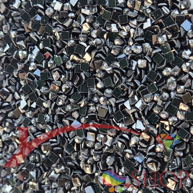 DMC 310 Black - eckige Steine - Fairy Dust - Diamond Painting