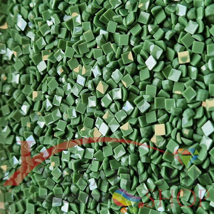 DMC 320 Pistachio Green MED - eckige Steine - Diamond Painting