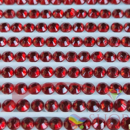 DMC 321 Christmas Red - rund Steine - Strass - Diamond Painting