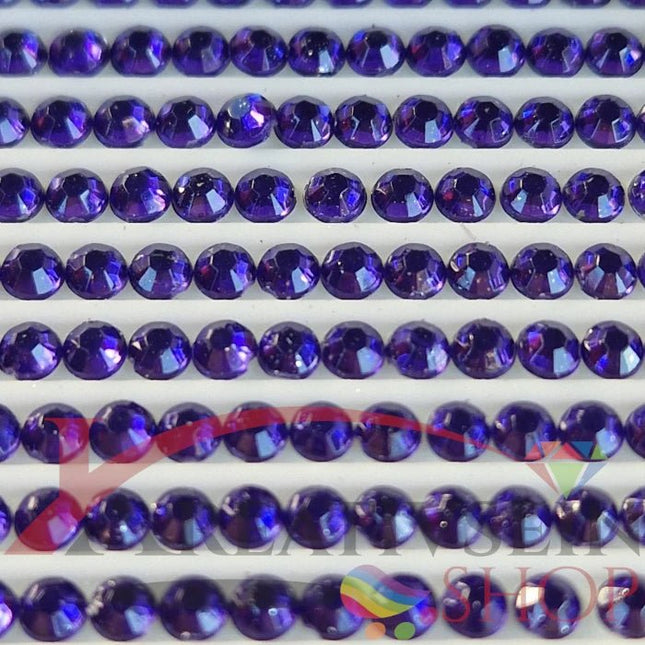 DMC 333 Blue Violet VY DK - rund Steine - Strass - Diamond Painting