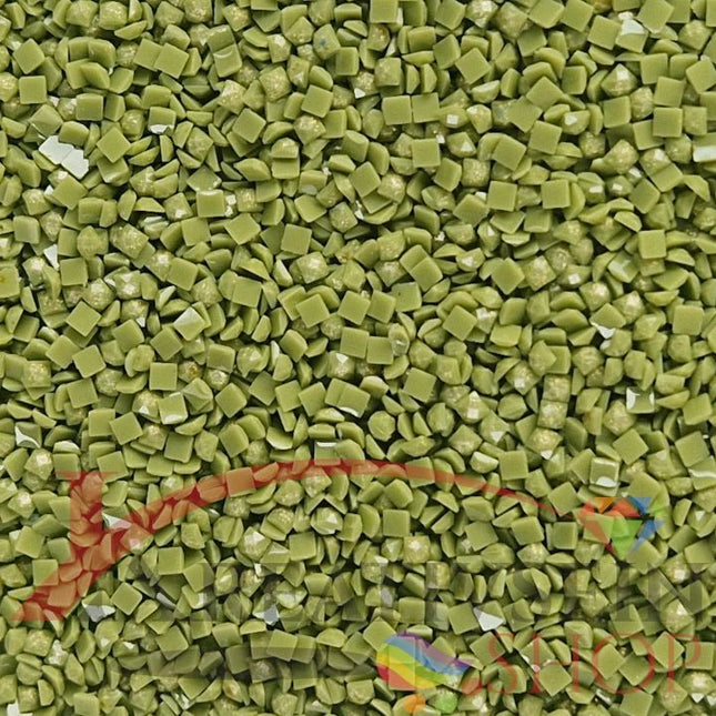 DMC 3348 Yellow Green LT - eckige Steine - Fairy Dust - Diamond Painting