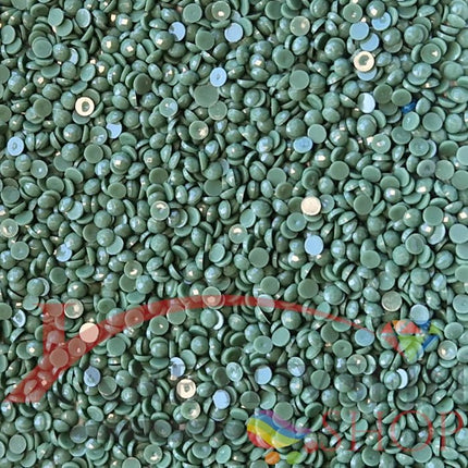 DMC 367 Pistachio Green DK - runde Steine - Diamond Painting