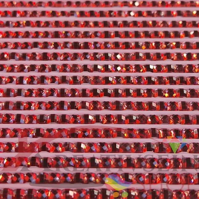 DMC 3721 Shell Pink DK - eckige Steine - Strass - Diamond Painting