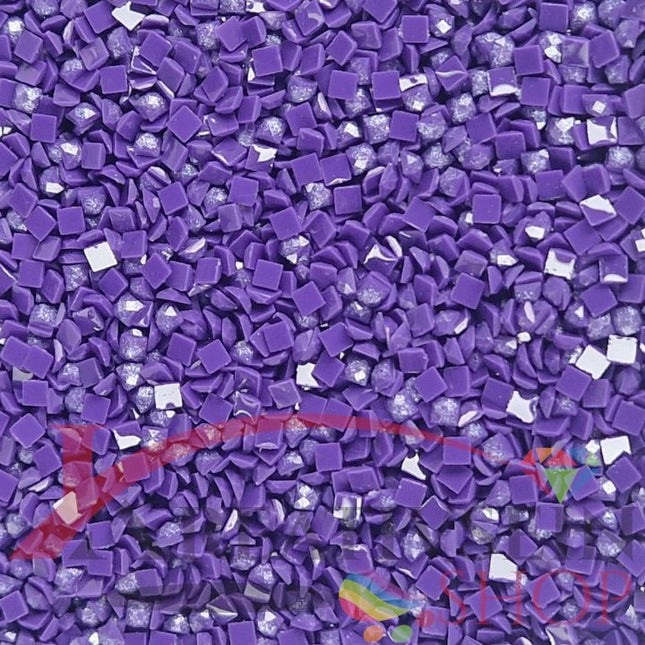 DMC 3746 Blue Violet DK - eckige Steine - Fairy Dust - Diamond Painting