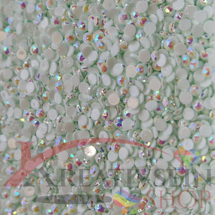 DMC 3756 Baby Blue ULT VY LT - runde Steine - Aurora Borealis (AB) - Diamond Painting