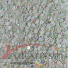DMC 3756 Baby Blue ULT VY LT - runde Steine - Aurora Borealis (AB) - Diamond Painting