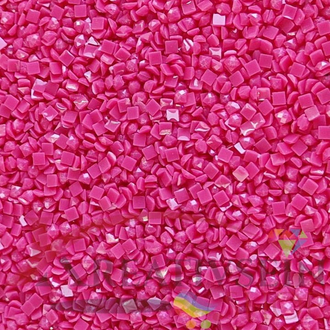 DMC 3805 Cyclamen Pink - eckige Steine - Fairy Dust - Diamond Painting