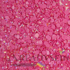 DMC 3805 Cyclamen Pink - runde Steine - Aurora Borealis (AB) - Diamond Painting