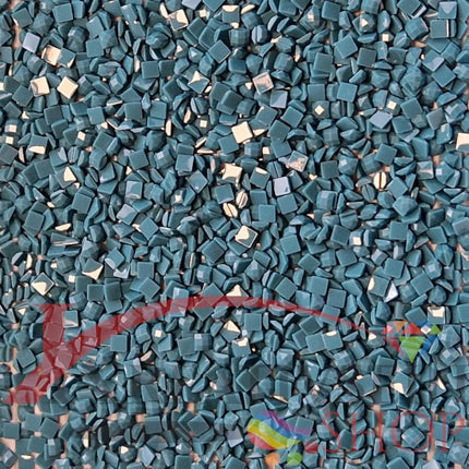 DMC 3809 Turquoise VY DK - eckige Steine - Diamond Painting