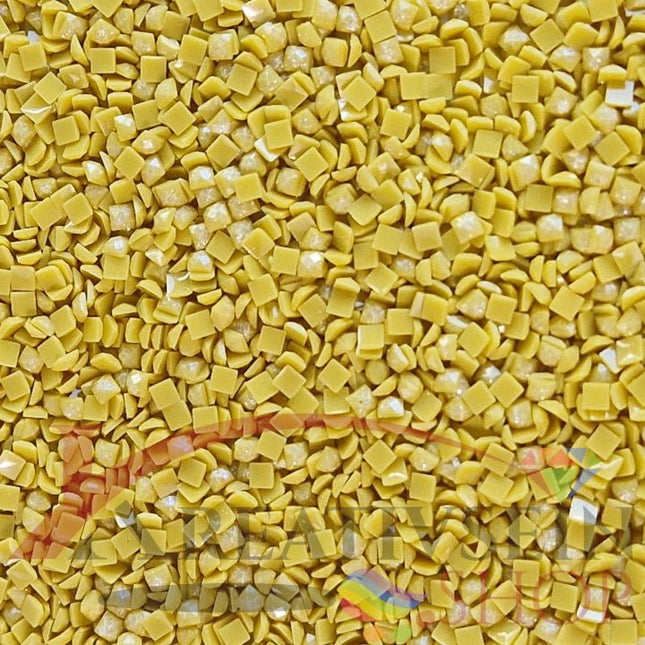 DMC 3822 Straw LT - eckige Steine - Fairy Dust - Diamond Painting