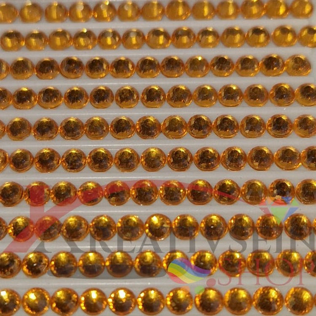 DMC 3825 Pumpkin Pale - rund Steine - Strass - Diamond Painting