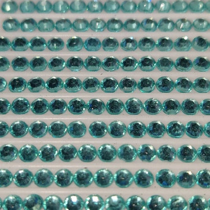 DMC 3846 Bright Turquoise LT - rund Steine - Strass - Diamond Painting