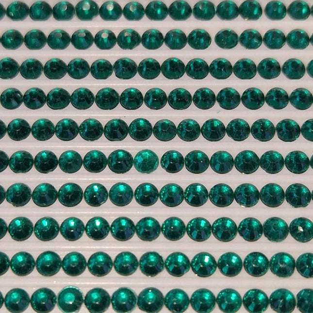 DMC 3850 Bright Green DK - rund Steine - Strass - Diamond Painting