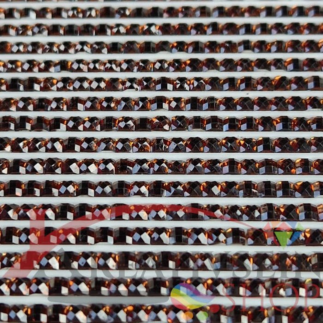 DMC 3862 Mocha Beige DK - eckige Steine - Strass - Diamond Painting