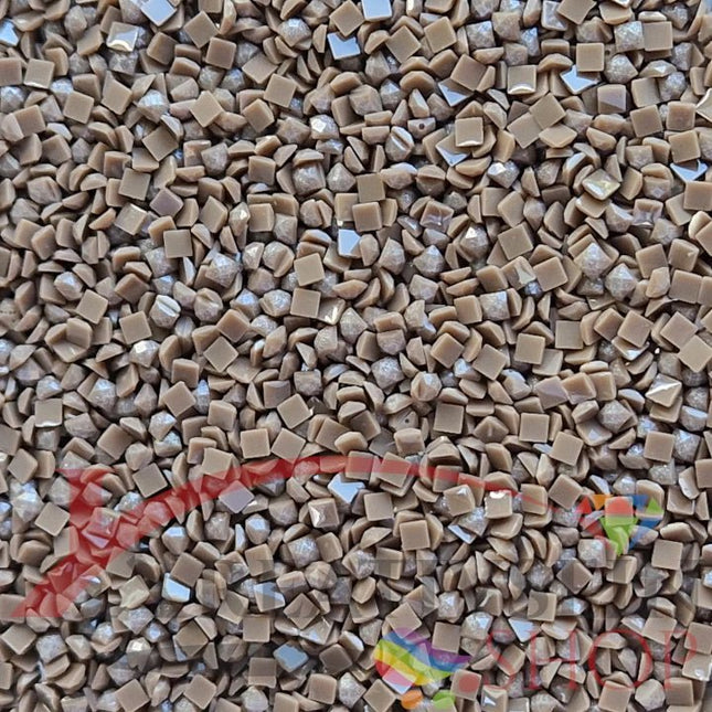 DMC 3863 Mocha Beige MED - eckige Steine - Fairy Dust - Diamond Painting