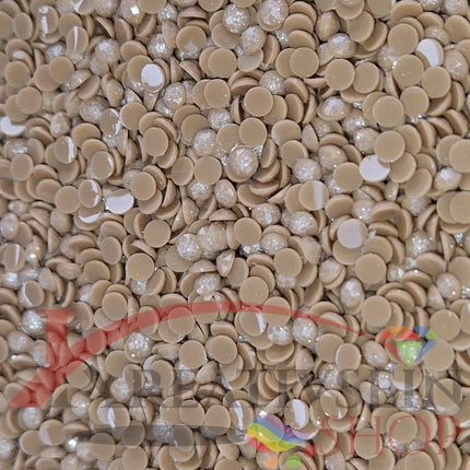 DMC 3863 Mocha Beige MED - runde Steine - Fairy Dust - Diamond Painting