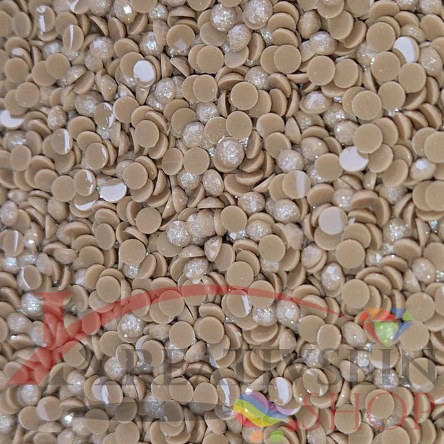 DMC 3863 Mocha Beige MED - runde Steine - Fairy Dust - Diamond Painting