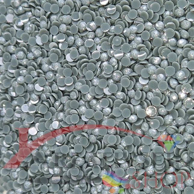 DMC 413 Pewter Grey DK - runde Steine - Fairy Dust - Diamond Painting