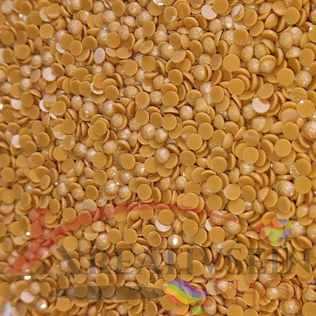 DMC 436 Tan - runde Steine - Fairy Dust - Diamond Painting