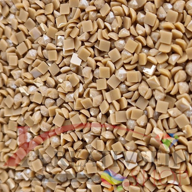 DMC 437 Tan LT - eckige Steine - Fairy Dust - Diamond Painting