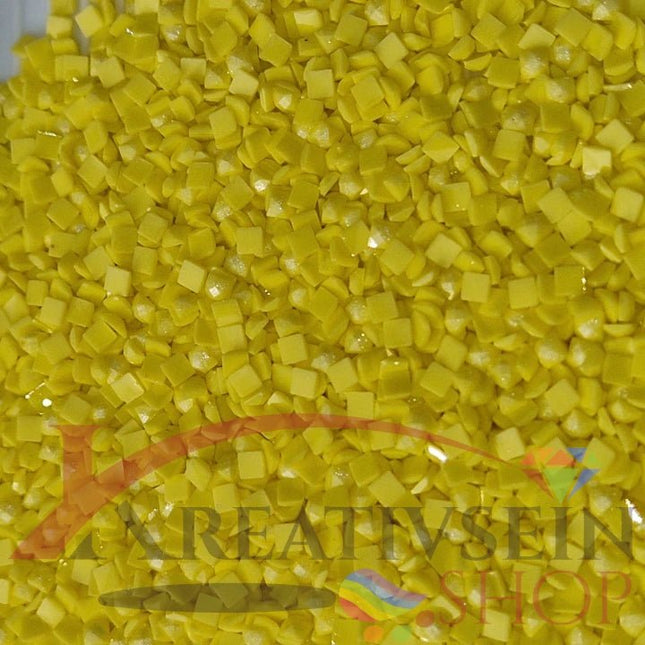 DMC 445 Lemon LT - eckige Steine - Fairy Dust - Diamond Painting