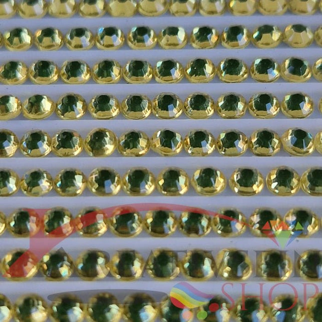 DMC 445 Lemon LT - rund Steine - Strass - Diamond Painting