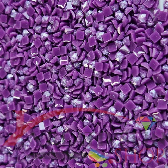 DMC 550 Violet VY LT - eckige Steine - Fairy Dust - Diamond Painting