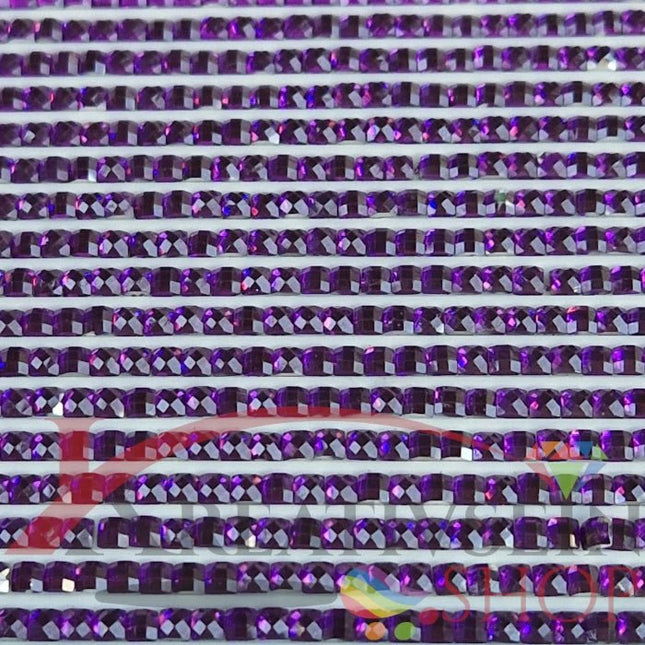 DMC 550 Violet VY LT - eckige Steine - Strass - Diamond Painting