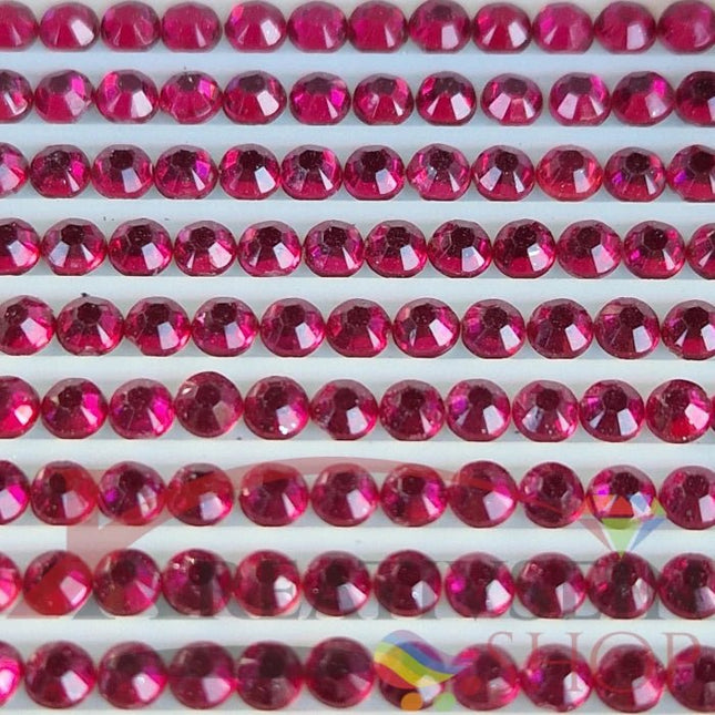 DMC 600 Cranberry VY DK - rund Steine - Strass - Diamond Painting