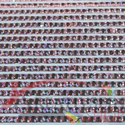 DMC 603 Cranberry - eckige Steine - Strass - Diamond Painting