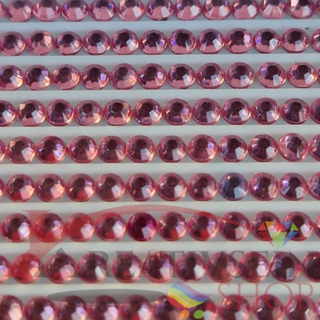 DMC 603 Cranberry - rund Steine - Strass - Diamond Painting