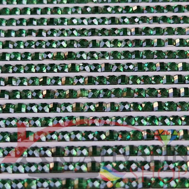DMC 700 Christmas Green BRIGHT - eckige Steine - Strass - Diamond Painting
