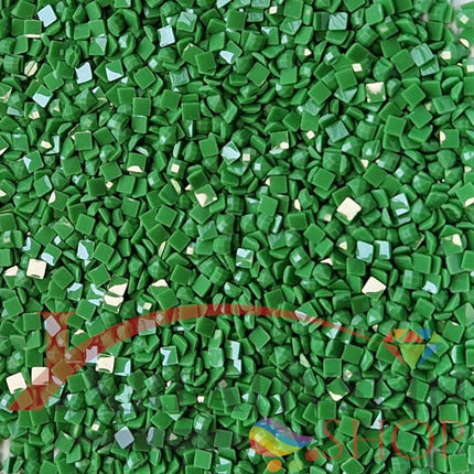 DMC 701 Christmas Green LT - eckige Steine - Diamond Painting