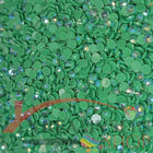 DMC 701 Christmas Green LT - runde Steine - Aurora Borealis (AB) - Diamond Painting