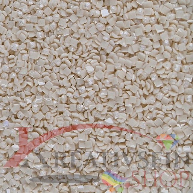 DMC 712 Cream - eckige Steine - Fairy Dust - Diamond Painting