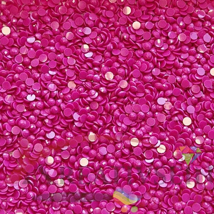 DMC 718 Plum - runde Steine - Diamond Painting