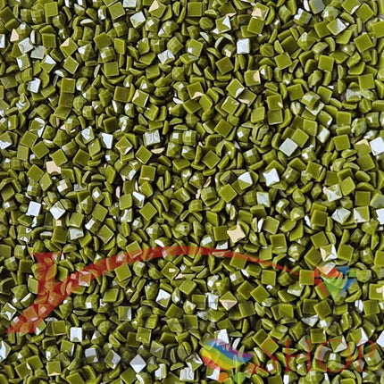 DMC 730 Olive Green VY DK - eckige Steine - Diamond Painting