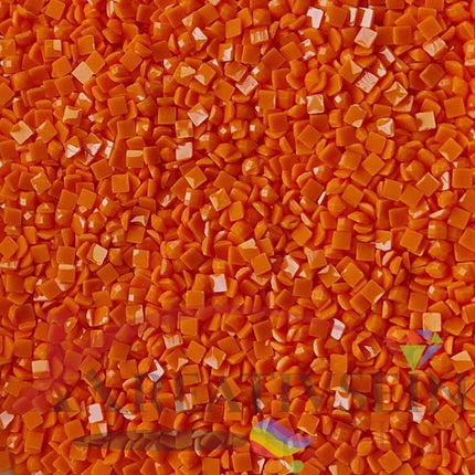 DMC 740 Tangerine - eckige Steine - Diamond Painting