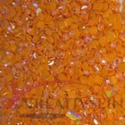 DMC 741 Tangerine MED - eckige Steine - Aurora Borealis (AB) - Diamond Painting