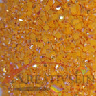 DMC 742 Tangerine LT - eckige Steine - Aurora Borealis (AB) - Diamond Painting