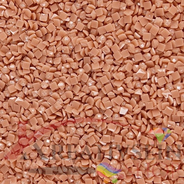 DMC 758 Terracotta VY LT - eckige Steine - Fairy Dust - Diamond Painting