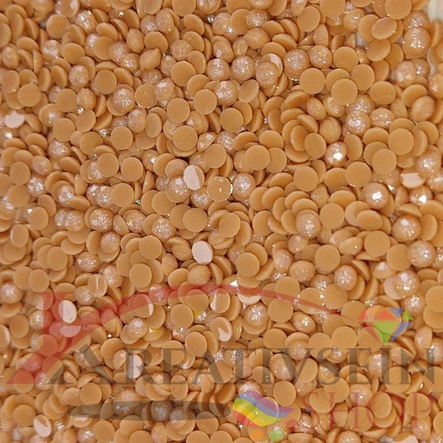 DMC 758 Terracotta VY LT - runde Steine - Fairy Dust - Diamond Painting