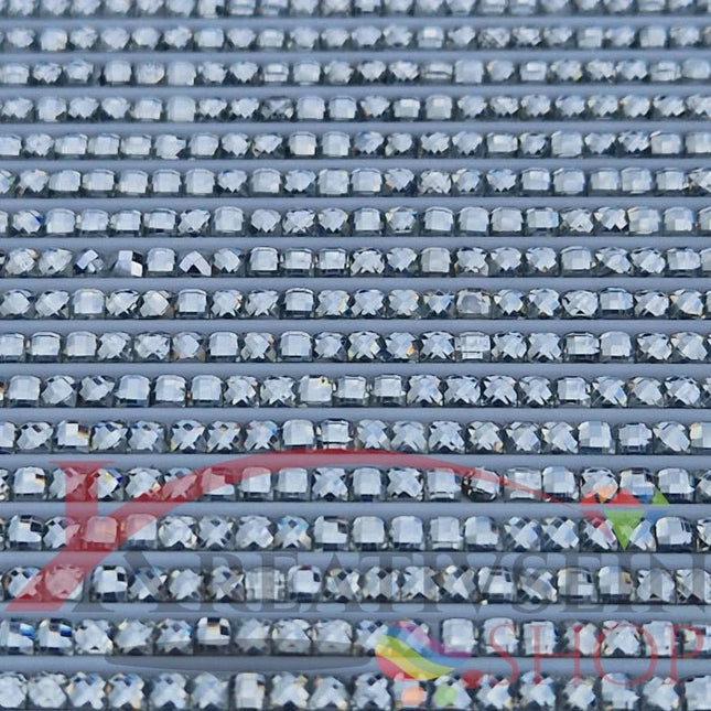 DMC 762 Pearl Grey VY LT - eckige Steine - Strass - Diamond Painting