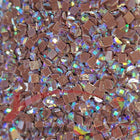 DMC 779 Brown - eckige Steine - Aurora Borealis (AB) - Diamond Painting