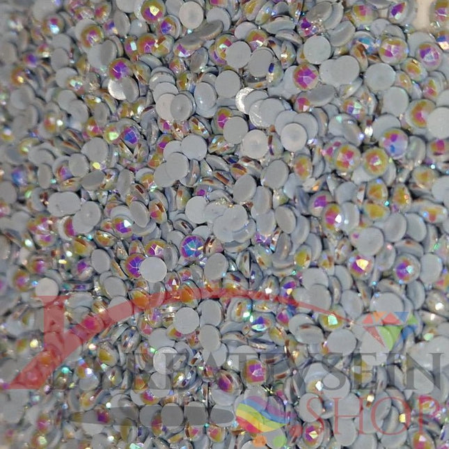 DMC 800 Delft PALE - runde Steine - Aurora Borealis (AB) - Diamond Painting