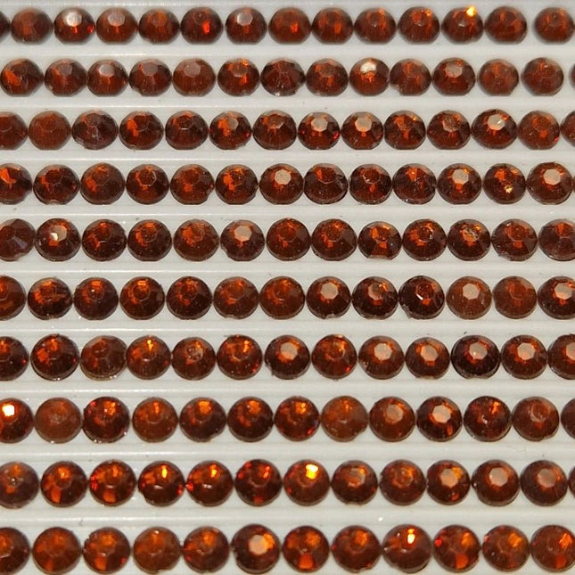 DMC 801 Coffee Brown DK - rund Steine - Strass - Diamond Painting