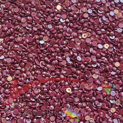 DMC 814 Garnet DK - runde Steine - Diamond Painting
